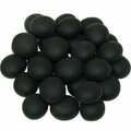 Time2Play GlassStonesTube - Black Opal Frosted, Board Gaming Stone - 40 Piece TI2736813